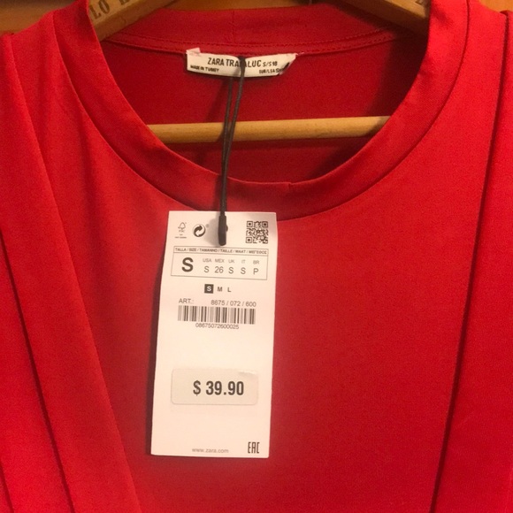 Zara Trf Banded Dress/Tunic - Picture 4 of 8